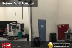 warehouse wall removal