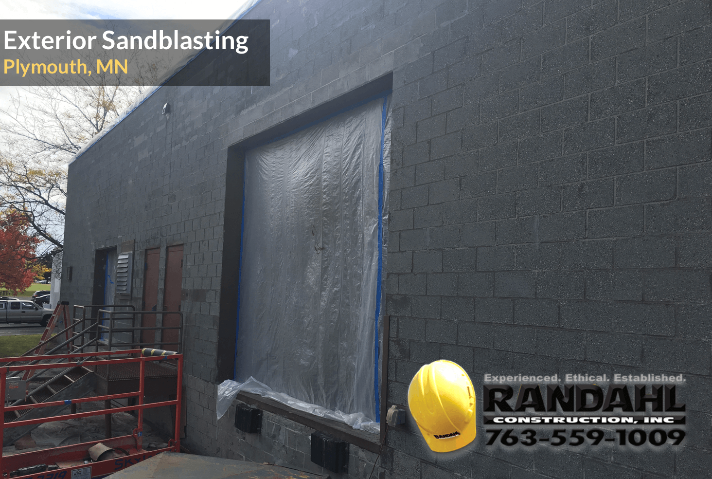 exterior sandblasting contractor