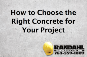 Concrete Contractor Minnesota