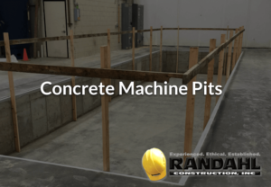 Concrete Machine Pits Minnesota