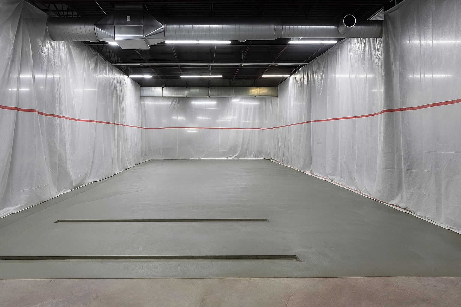 Commercial Concrete Pad Installation